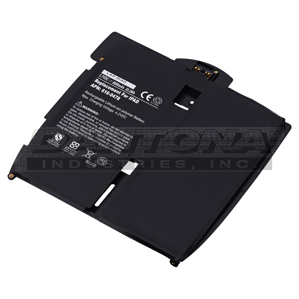 Apple 616-0448 616-0478 Replacement Battery 3.7V 5400mAh