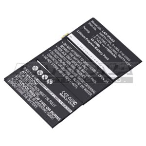 Apple 616-0586 616-0589 Replacement Battery 3.7V 11500mAh