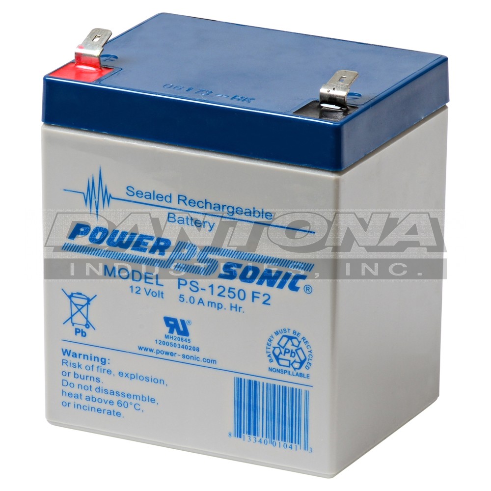 Power-Sonic PS-1250-F2 Battery Replacement Battery 5000mAh