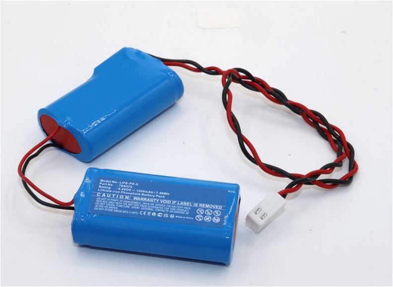 Dual-Lite 784H75 EVCUGWD4 Replacement Battery 6.4V 1200mAh