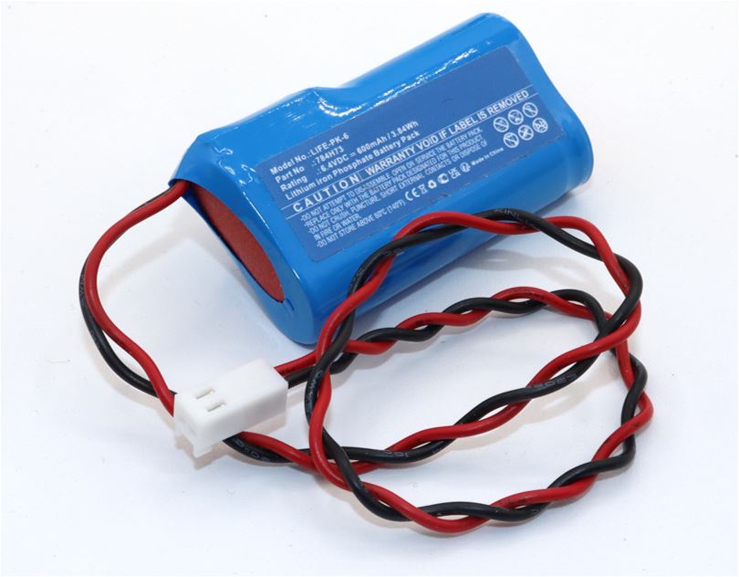 Dual-Lite 784H73 93041402E Replacement Battery 6.4V 600mAh