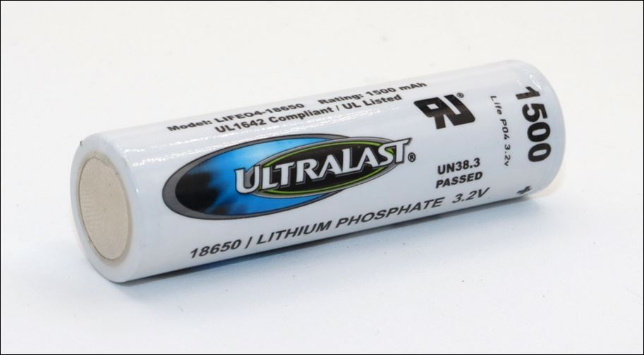 DANTONA INDUSTRIES IFR18650 Interstate ELECTRIC BIKES Replacement Battery