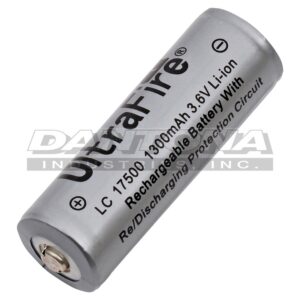 UltraFire 17500 LC17500 Battery Replacement Battery 3.7V 1300mAh