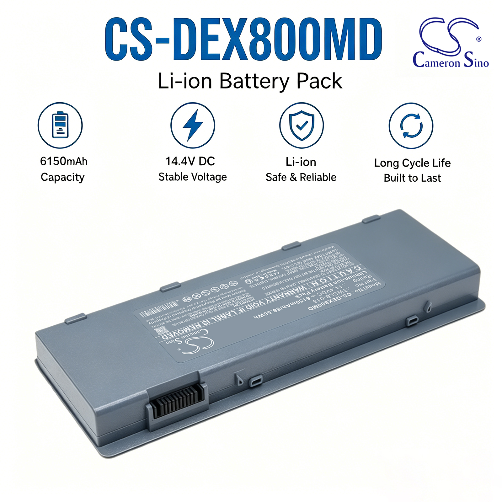 EDAN Acclarix AX8 Medical Replacement Battery 6150mAh
