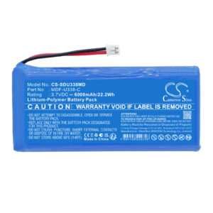 6000mAh Replacement Battery for Sanyo MDF-U338-C
