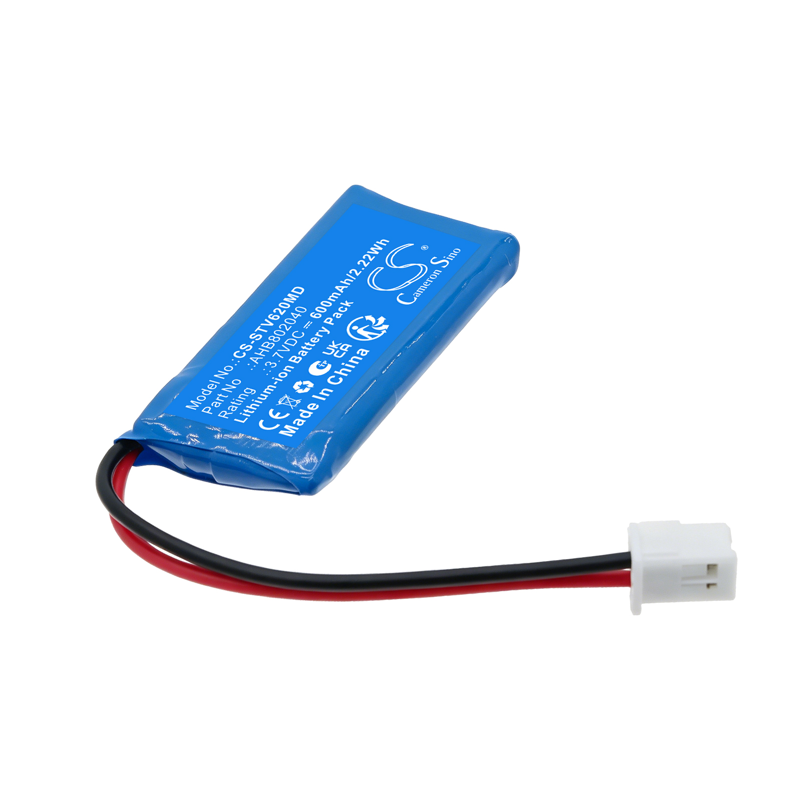 600mAh Replacement Battery for Sternmed Vento 62