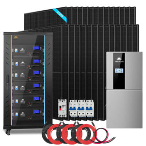 Hybrid Solar Kit 11.4KW 48V Split Phase 30.72KWH Lithium Battery 28 X 450 Watt Solar Panel (Optional) SGH-11N3E