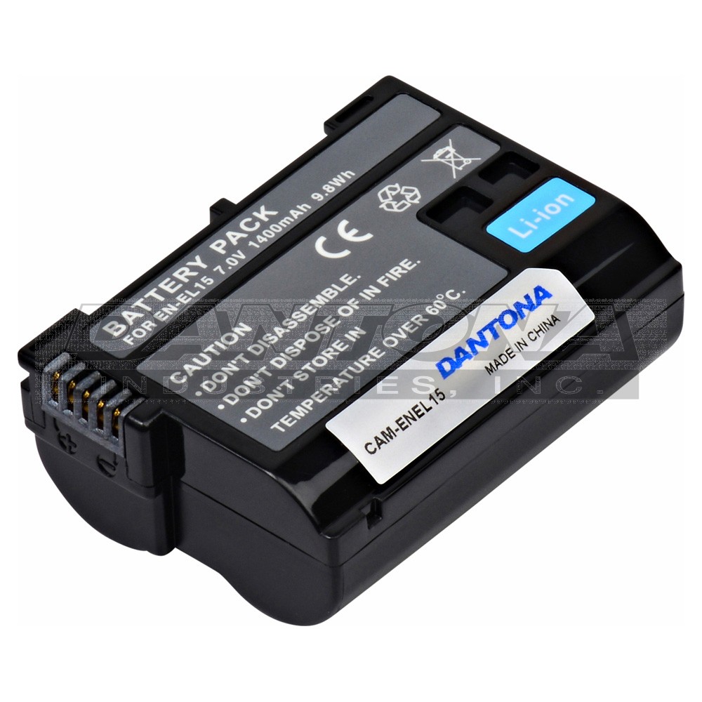 Nikon 1 V1 D500 D610 D7000 Replacement Battery 7.4V 1600mAh
