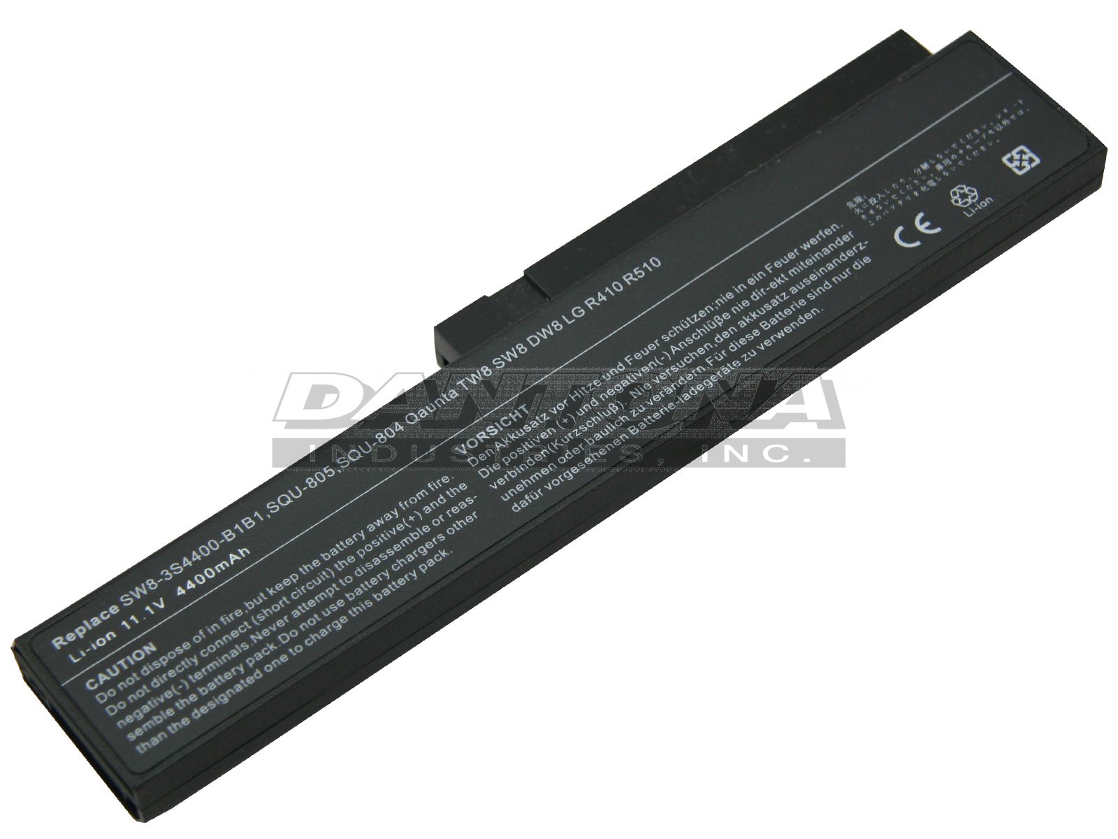 Fujitsu 3UR18650-2-T0188 Replacement Battery 11.1V 4400mAh
