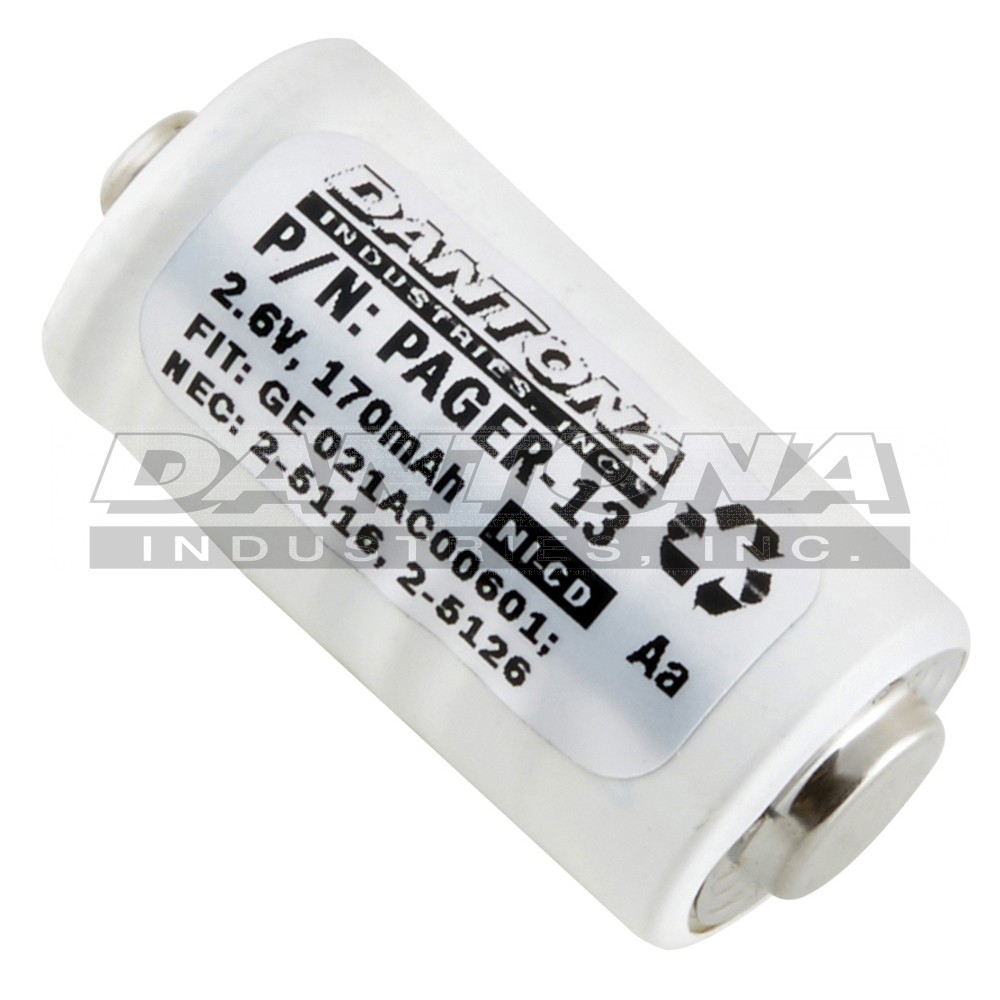 General Electric 021AC00601 Replacement Battery 2.6V 170mAh