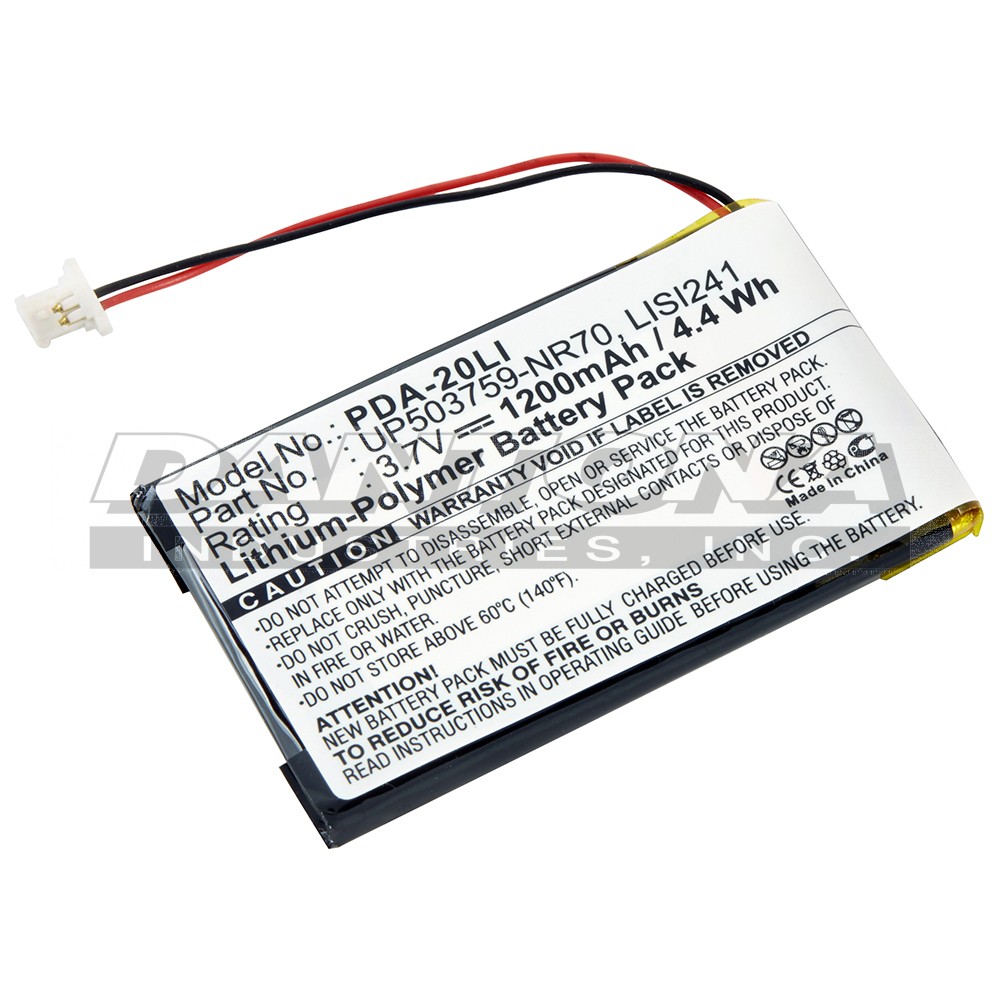Sony Clie PEG-NR60 PDA Replacement Battery 3.7V 1200mAh
