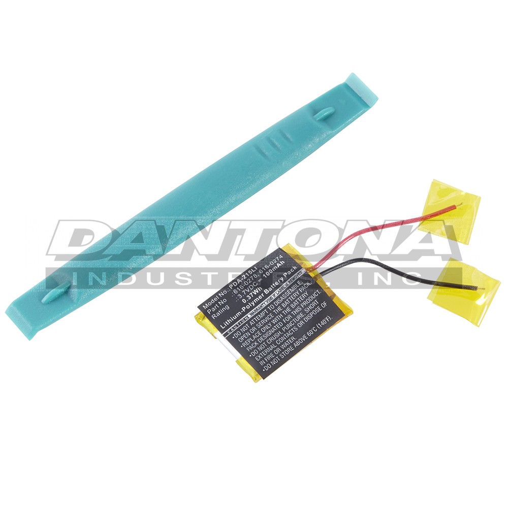 Apple 616-0274 616-0278 Replacement Battery 3.7V 100mAh