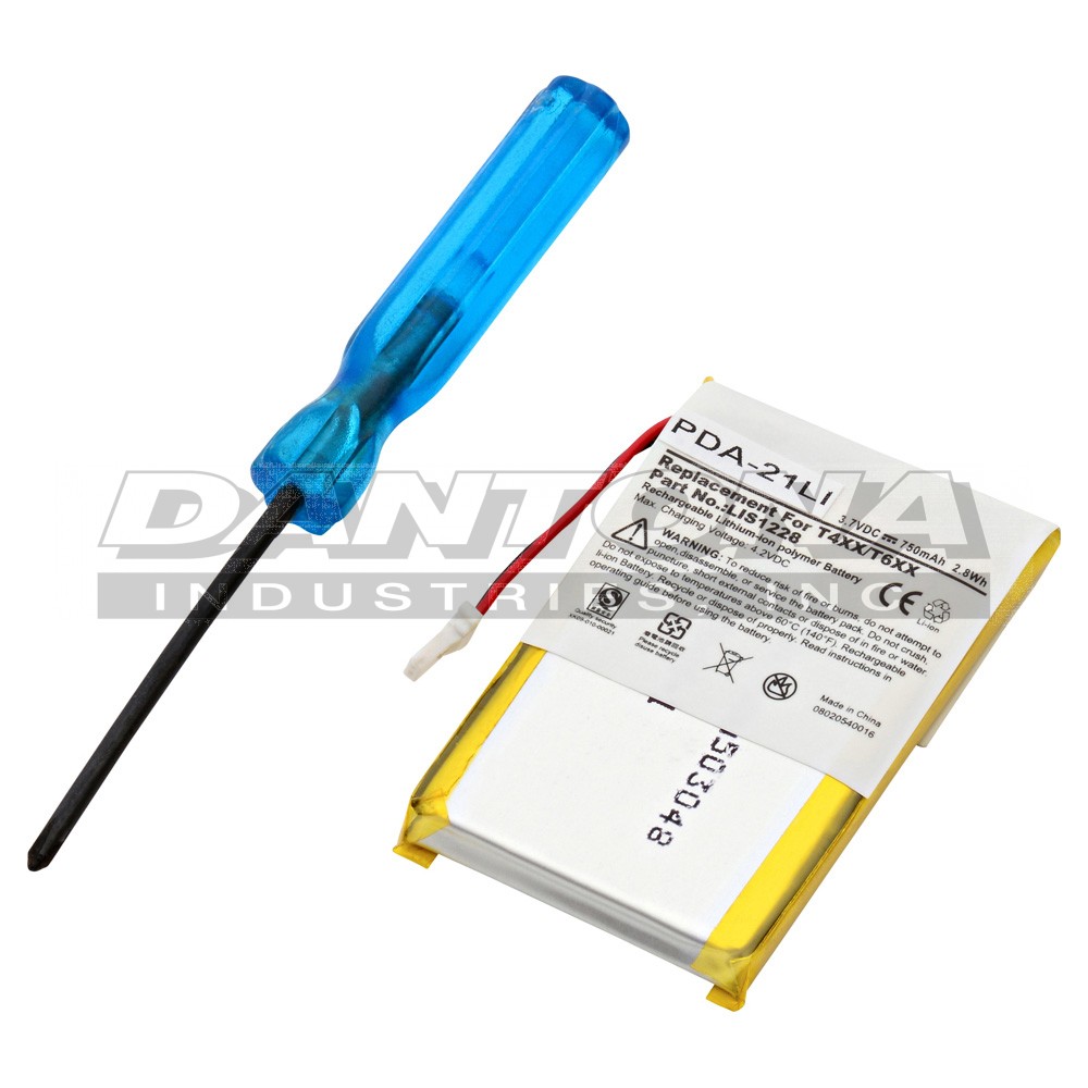 Sony 175625411 Clie PEG-65 PDA Replacement Battery 750mAh