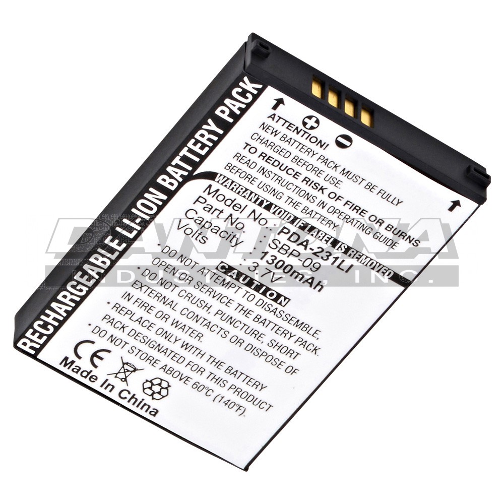 Asus 07G0166B3450 PDA Replacement Battery 3.7V 1300mAh