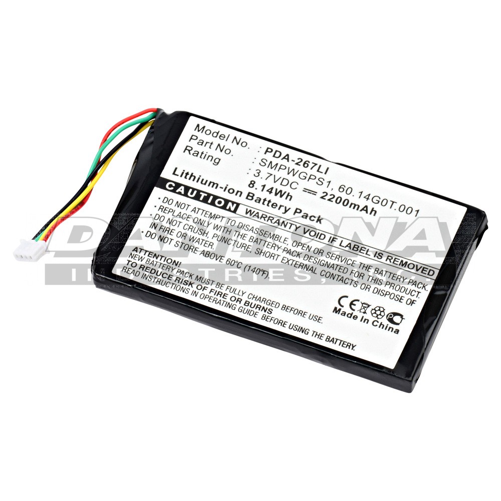 Magellan 60.14GOT.001 GPS Replacement Battery 3.7V 2200mAh