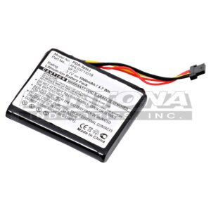 TomTom 4CQ02 4CS0.002.01 GPS Replacement Battery 1000mAh