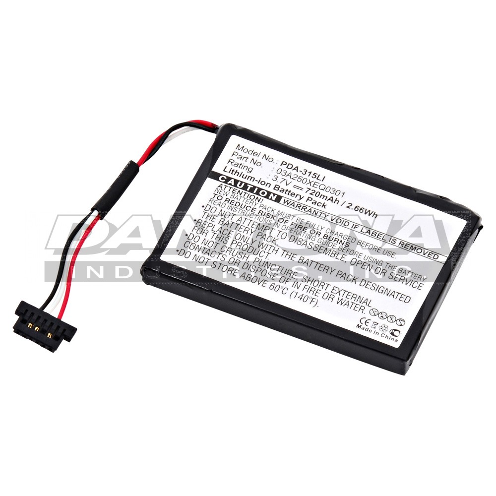 Magellan 03A250XEQ0301 GPS Replacement Battery 3.7V 720mAh