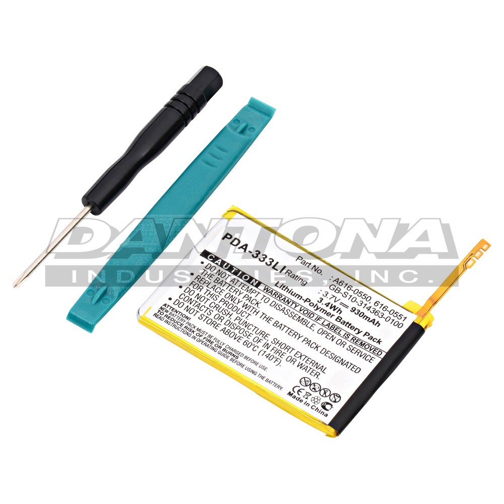 Apple 616-0550 616-0551 Replacement Battery 3.7V 930mAh
