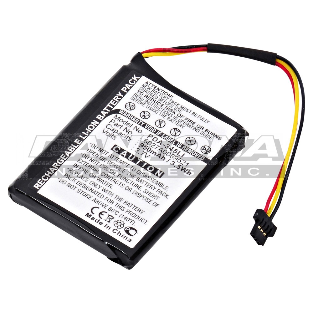 TomTom 1EK0.052.02 GPS Replacement Battery 3.7V 950mAh