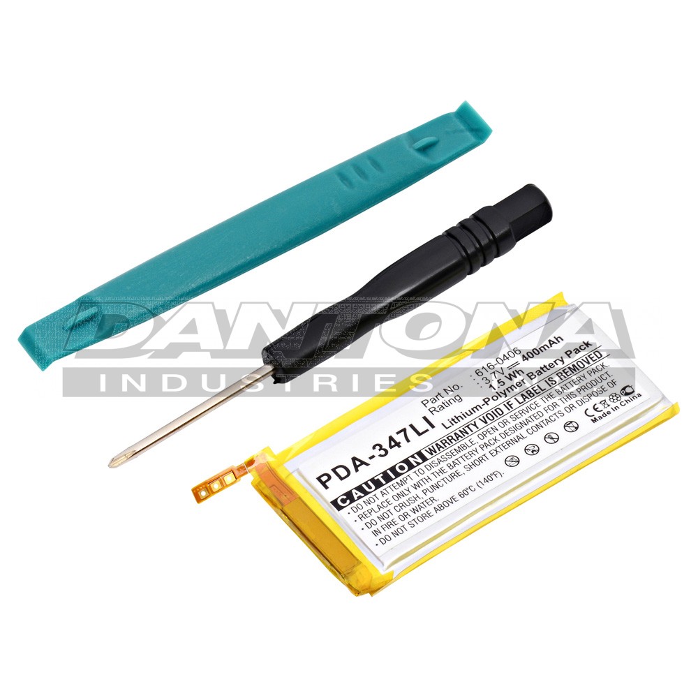 Apple 616-0406 616-0467 Replacement Battery 3.7V 400mAh