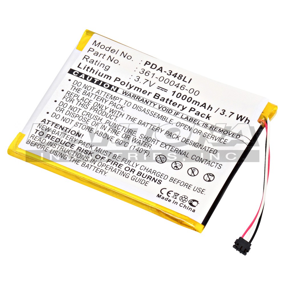 Garmin 361-00046-00 GPS Replacement Battery 3.7V 1000mAh