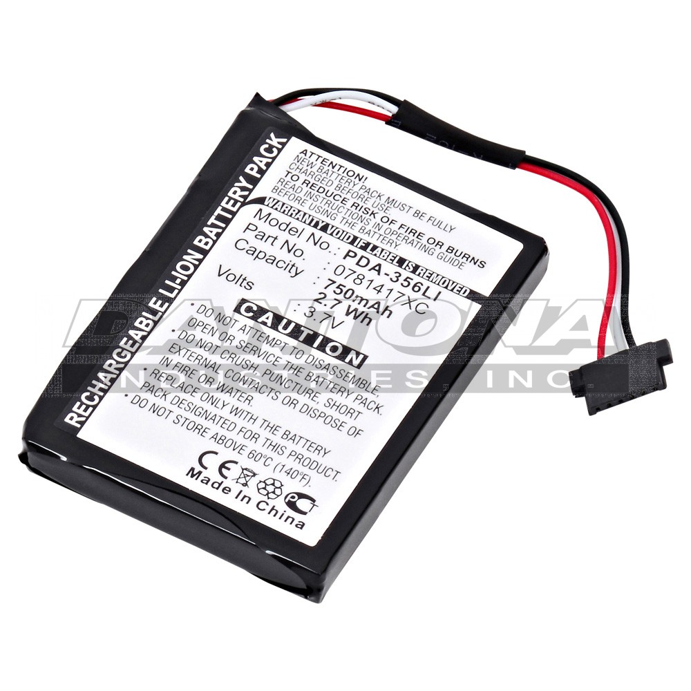 Mio Moov 300 Moov 301 GPS Replacement Battery 3.7V 750mAh