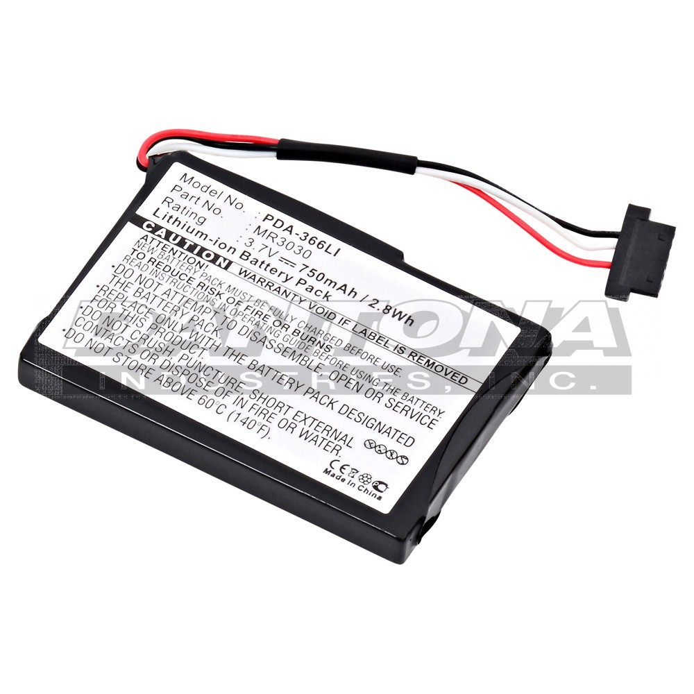 Magellan MR3030 RoadMate 3030 GPS Replacement Battery 3.7V 750mAh