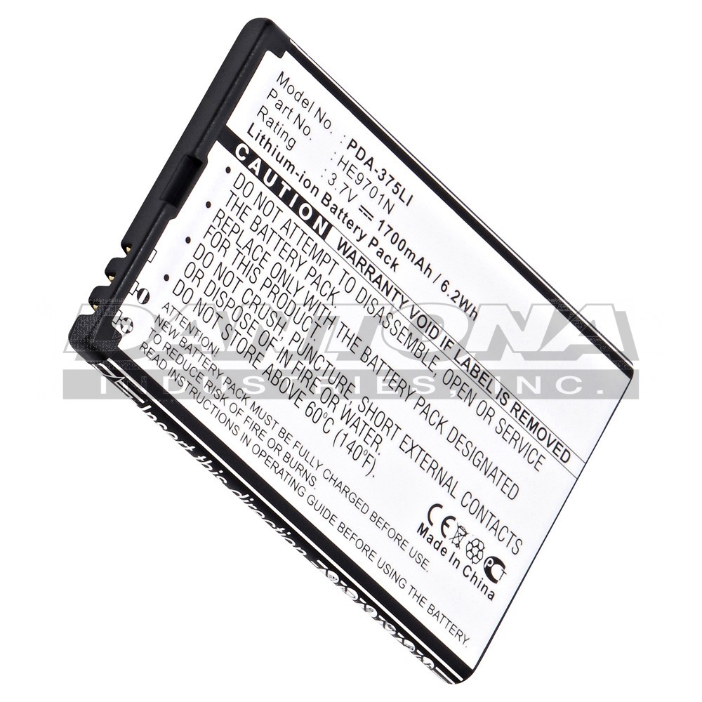 Sonocaddie G-4L HE9701N GPS Replacement Battery 3.7V 1700mAh