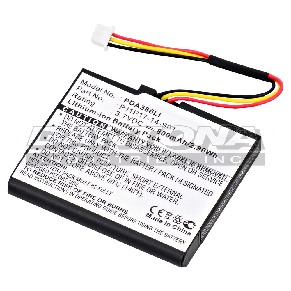 TomTom Live 1535M GPS Replacement Battery 3.7V 800mAh