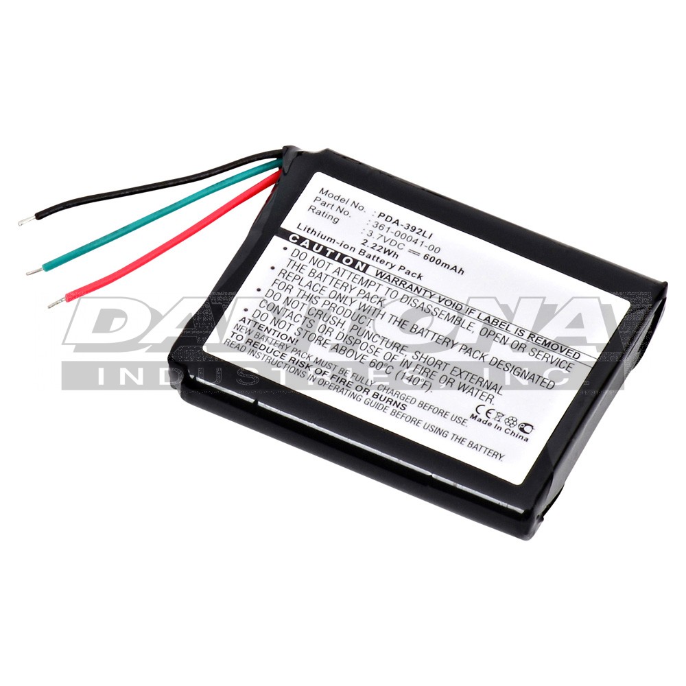 Garmin 361-00041-00 GPS Replacement Battery 3.7V 600mAh