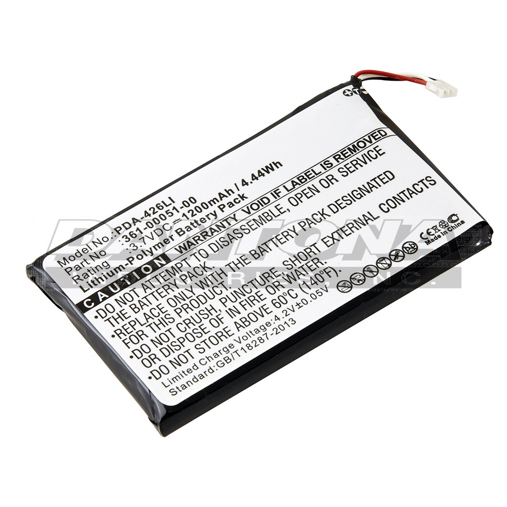 Garmin 361-00051-00 GPS Replacement Battery 3.7V 1200mAh