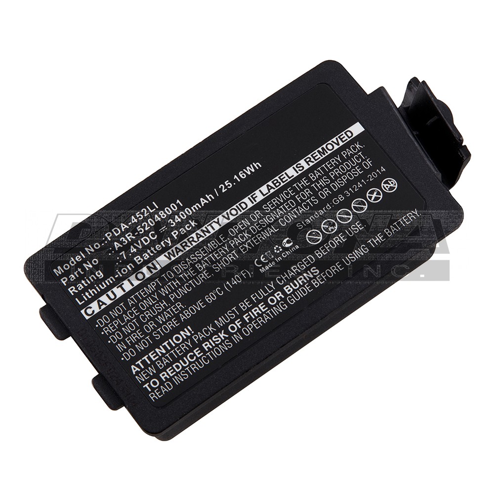 TSC A3R-52048001 Alpha-3R Replacement Battery 7.4V 3400mAh