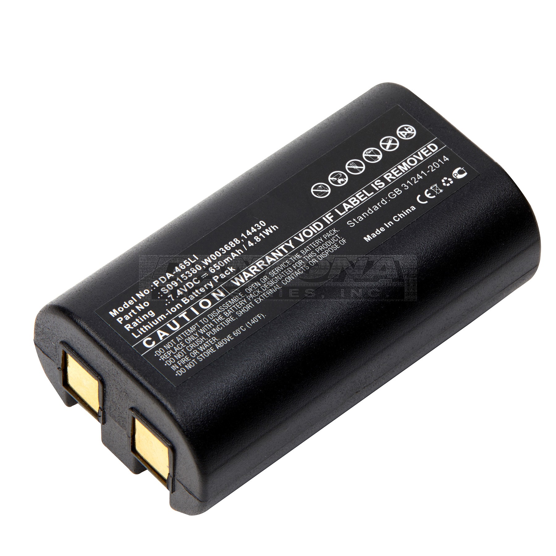 PDA-465LI - Dantona Batteries