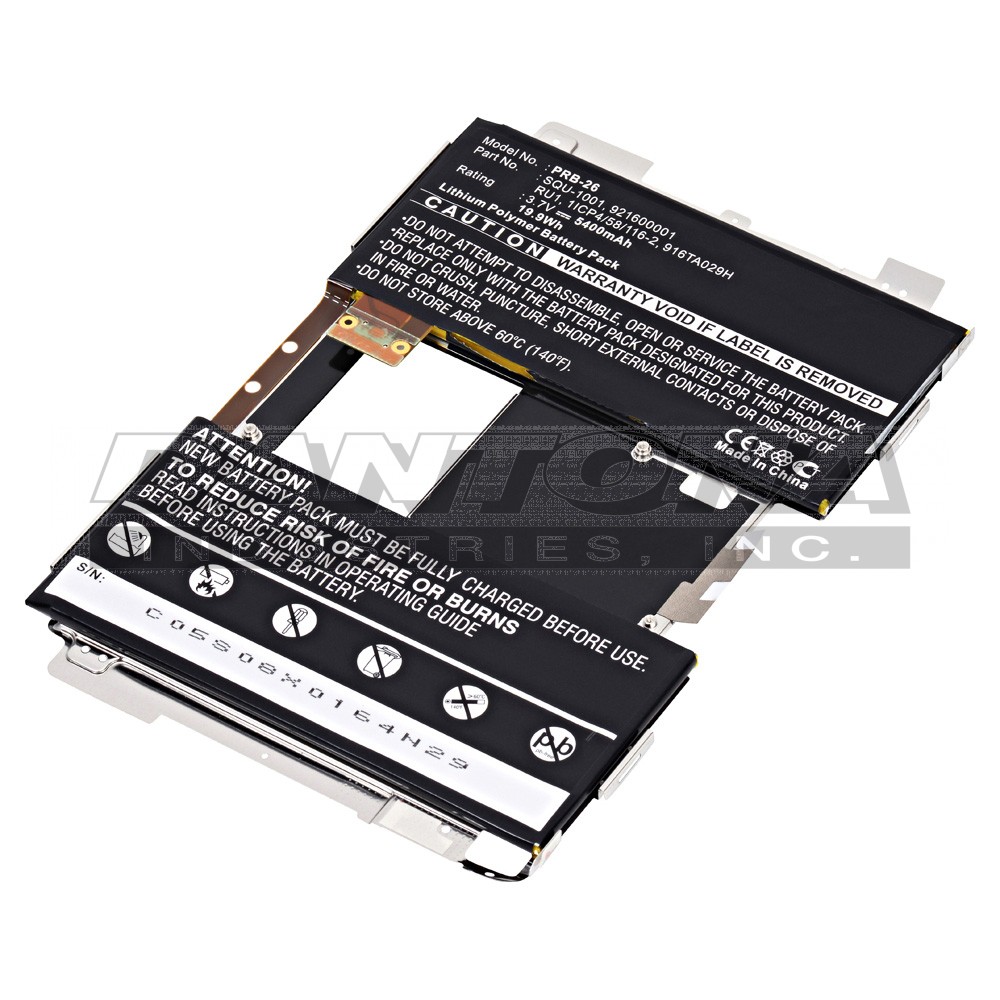 PRB 26 PRBW-26 Blackberry 1ICP4/58/116-2 Replacement Battery