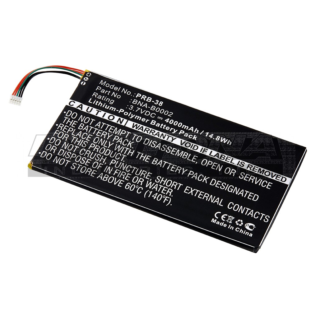 Barnes & Noble BNA-B0002 Replacement Battery 3.7V 4000mAh