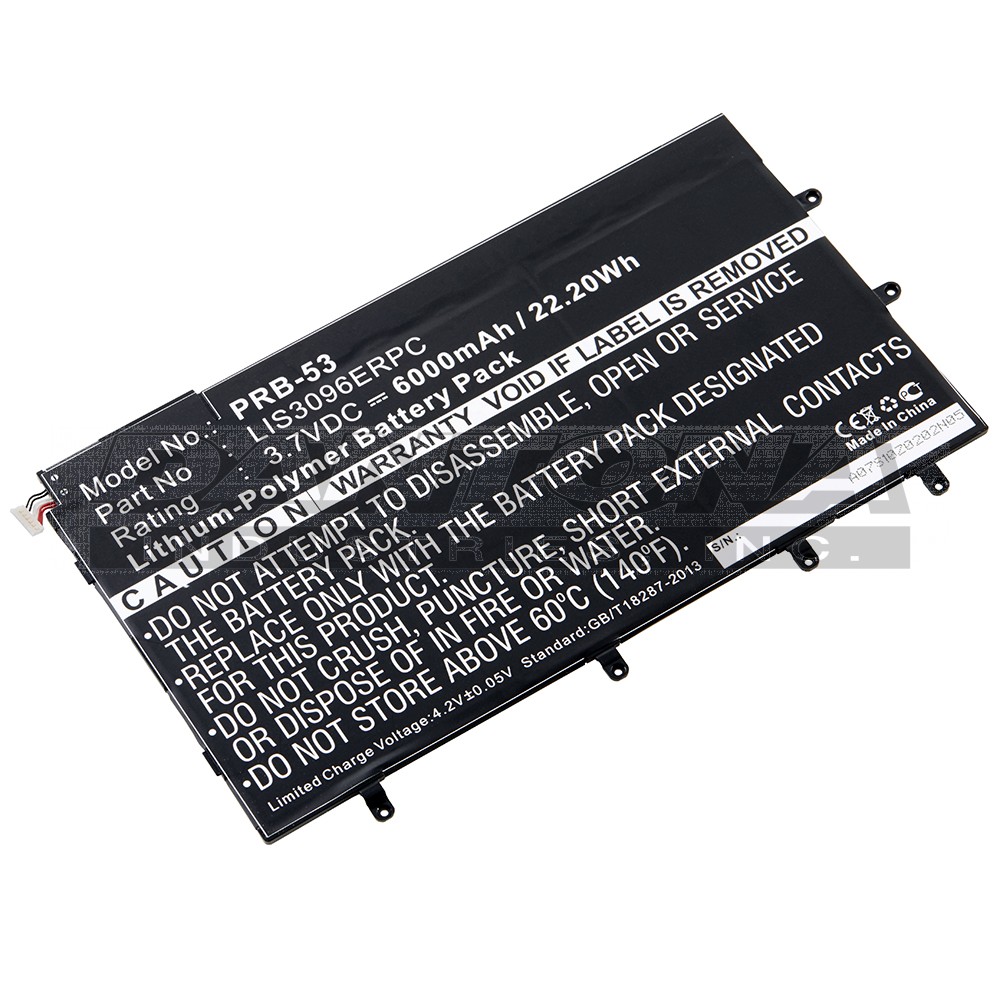Sony LIS3096ERPC SGP321 Replacement Battery 3.7V 6000mAh