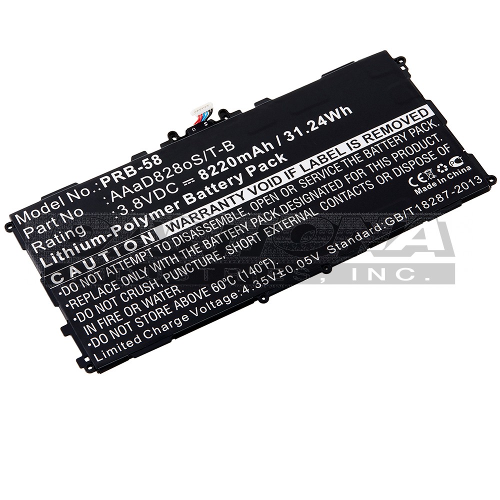 Samsung AAAD8280S/T-B Tablet Replacement Battery 8220mAh