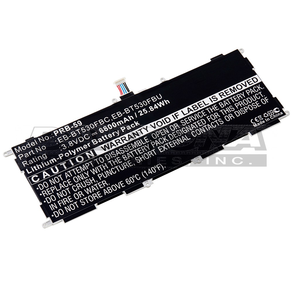 Samsung EB-BT530FBC Tablet Replacement Battery 3.8V 6800mAh