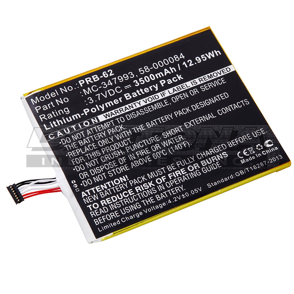 Amazon 58-000084 B00IKPW0UA Replacement Battery 3.7V 3500mAh