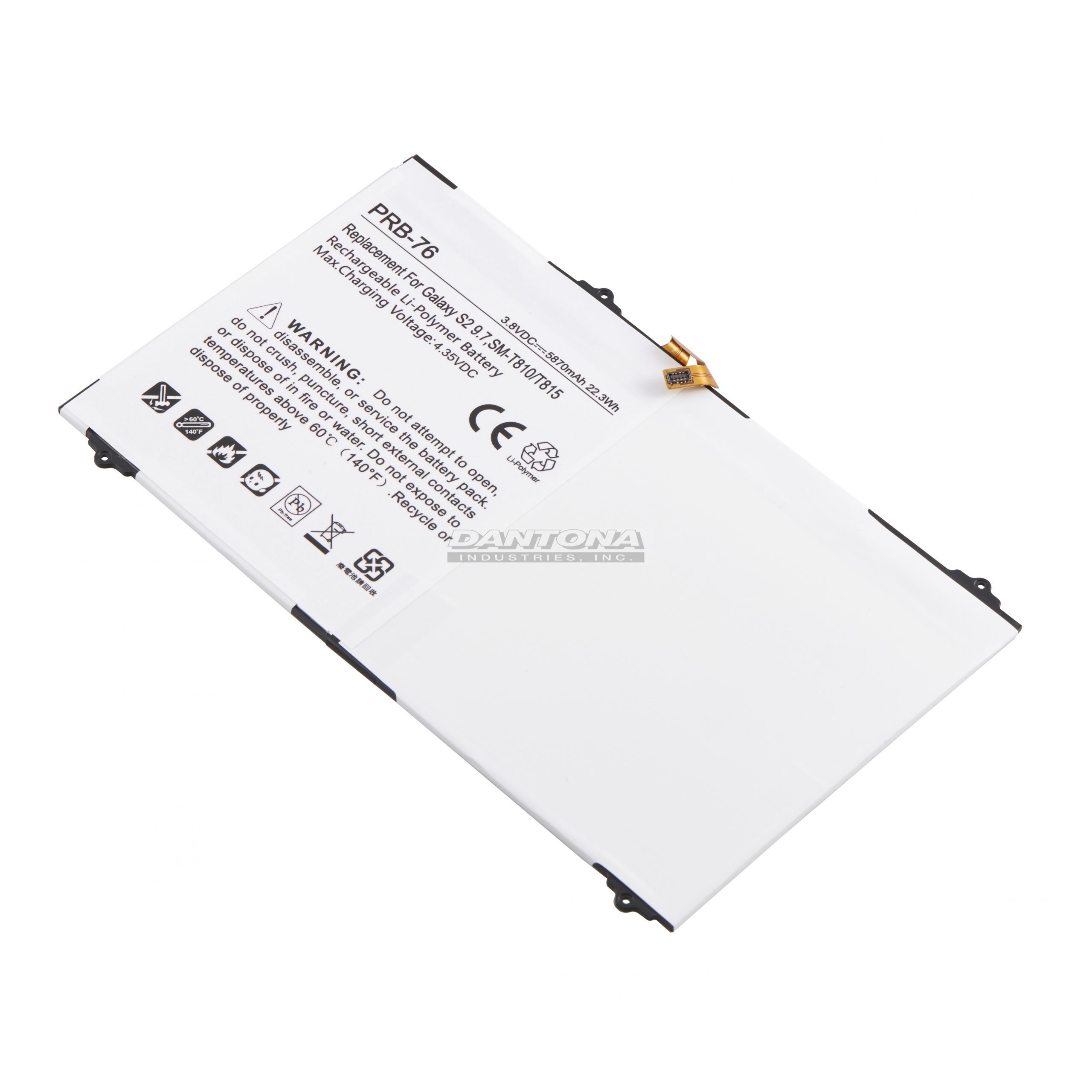 Samsung EB-BT810ABA Tablet Replacement Battery 3.8V 5870mAh