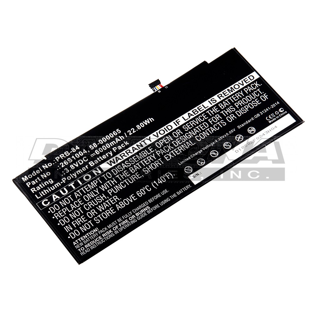 Amazon 26S1004 58-000059 Replacement Battery 3.8V 6000mAh