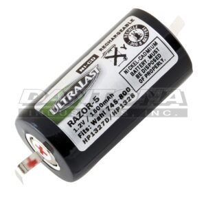 Interstate 745-800 HP 1327D HP 1328 NIC9026 Razor Replacement Battery 1.2V 1500mAh