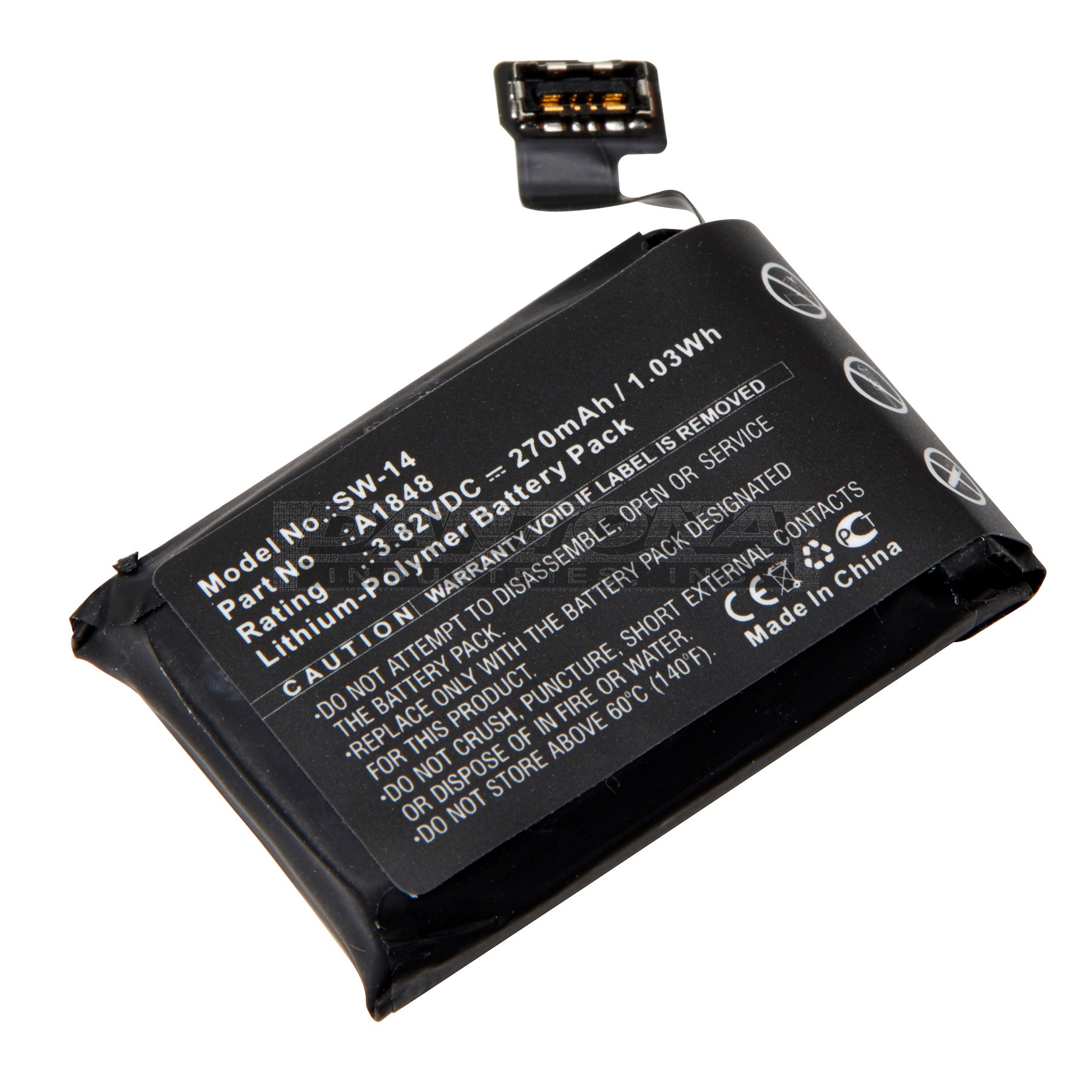 Apple A1848 A1858 A1889 Replacement Battery 3.82V 270mAh