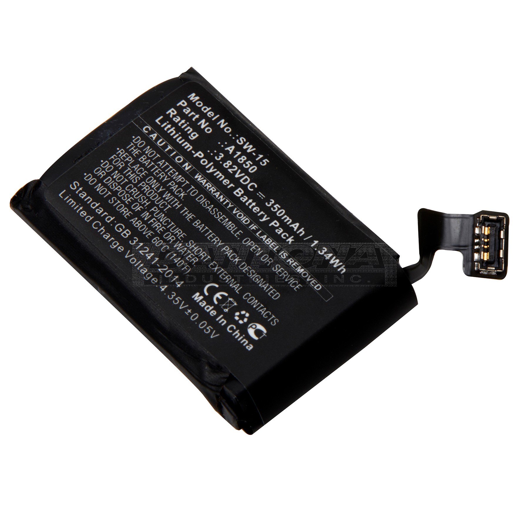 Apple A1850 A1859 Smart Watch Replacement Battery 350mAh