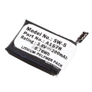 Apple A1553 A1554 A1578 Replacement Battery 3.8V 200mAh