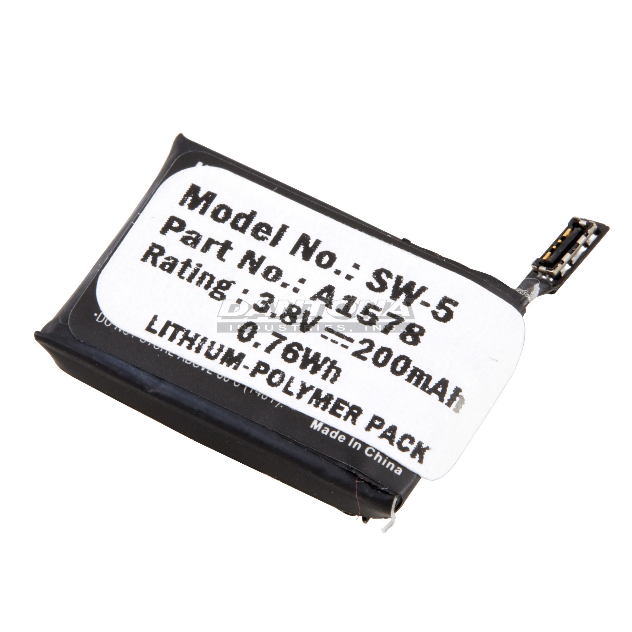 Apple A1553 A1554 A1578 Replacement Battery 3.8V 200mAh