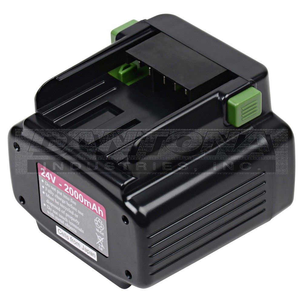 Hitachi 319807 EB2420 Replacement Battery 24V 2000mAh