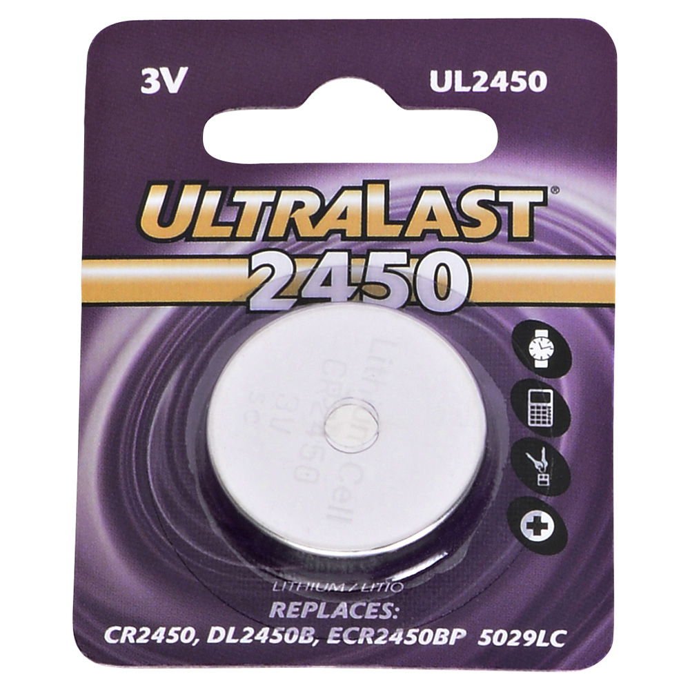 FUJI 6450101501 CR2450 PT61120 Replacement Battery 3V 550mAh
