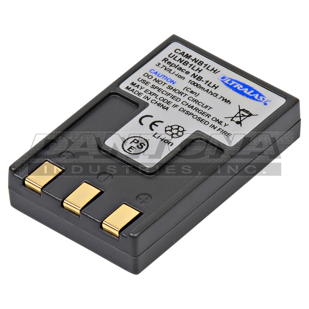 Canon Digital IXUS 320 Replacement Battery 3.7V 1000mAh