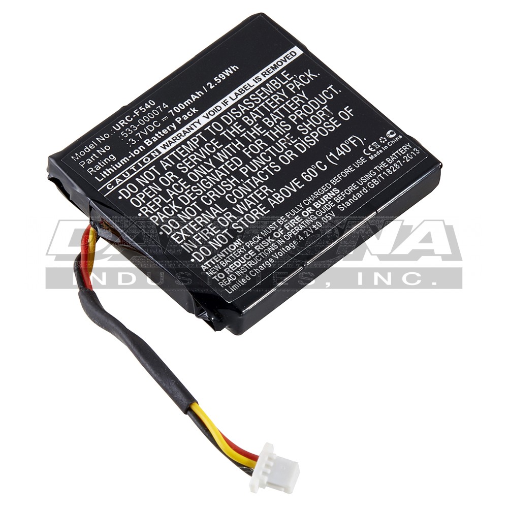 Logitech 533-000074 Headset Replacement Battery 3.7V 700mAh